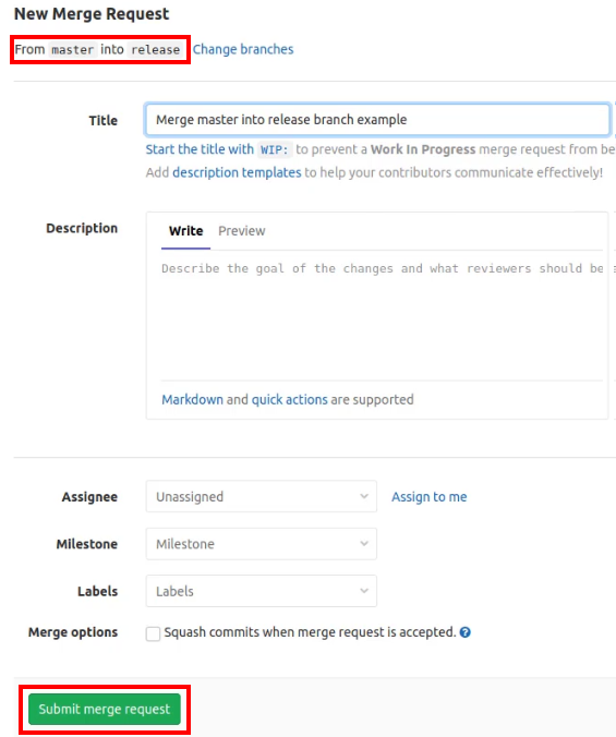 Gitlab Merge Request Description Template Example at genfordblog Blog