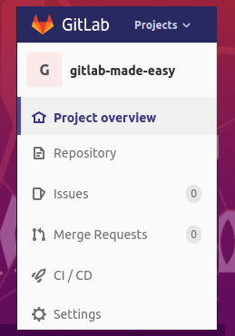 Create GitLab Project Result