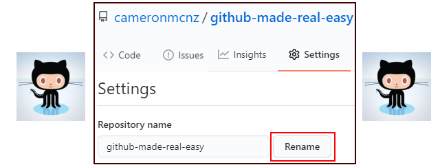 rename GitHub repository