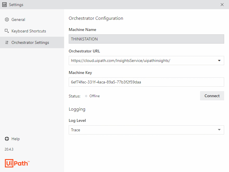 UiPath Orchestrator isn't present