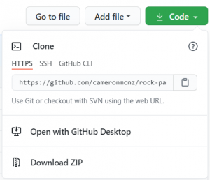 how to get remote repository url github