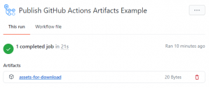 How To Publish GitHub Actions Artifacts By Example