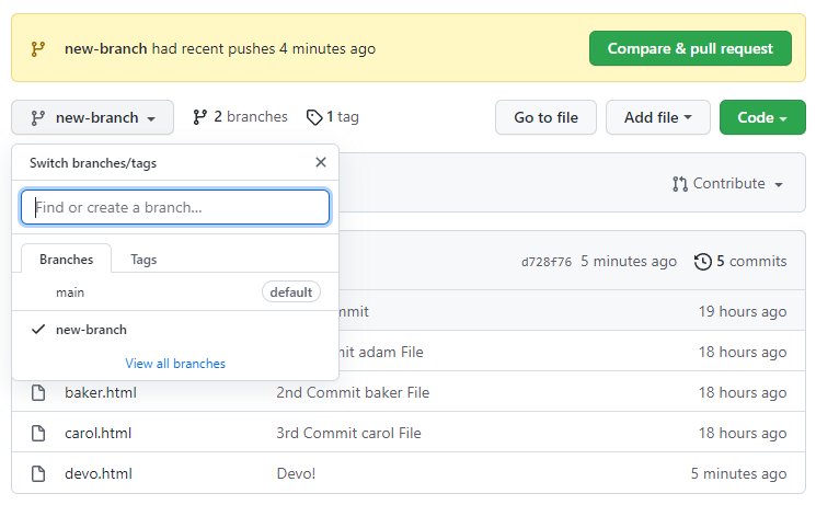 git delete branch reflect on github