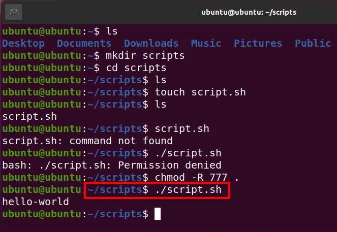 linux dot slash command