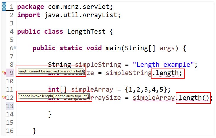 Find the Java array length