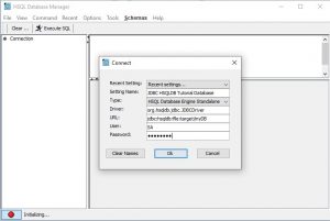 Java, JDBC and the HSQLDB database tutorial