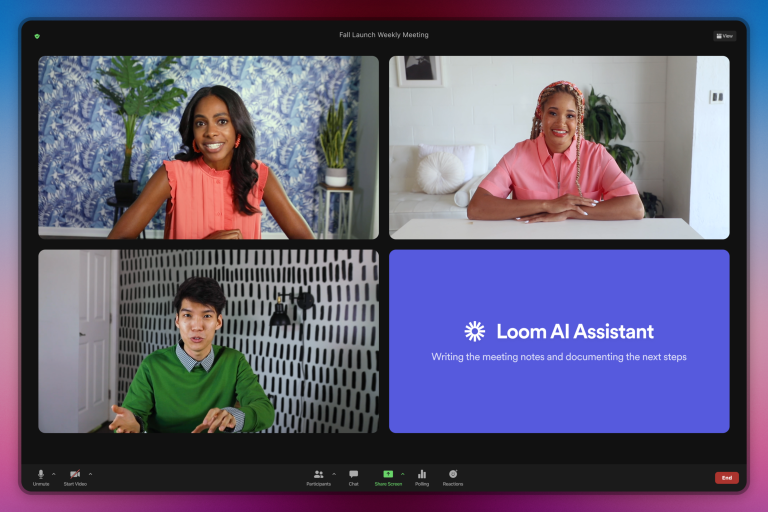 L’assistant Loom AI se connecte à une visioconférence