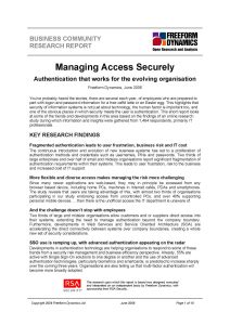 Managing access security thumbnail