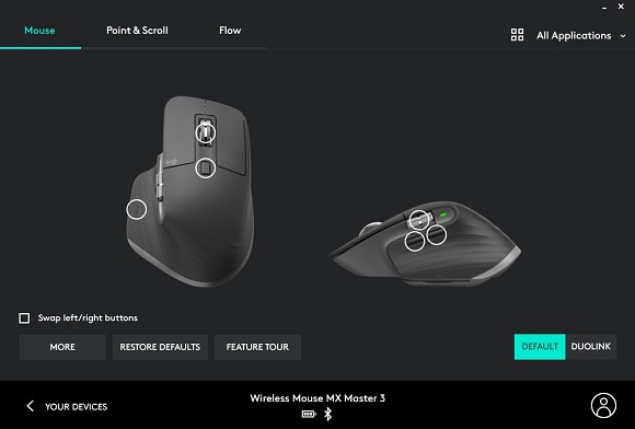 logitech mx master wireless mouse software download