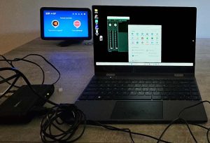 NexDock 360 connected to Windows PC